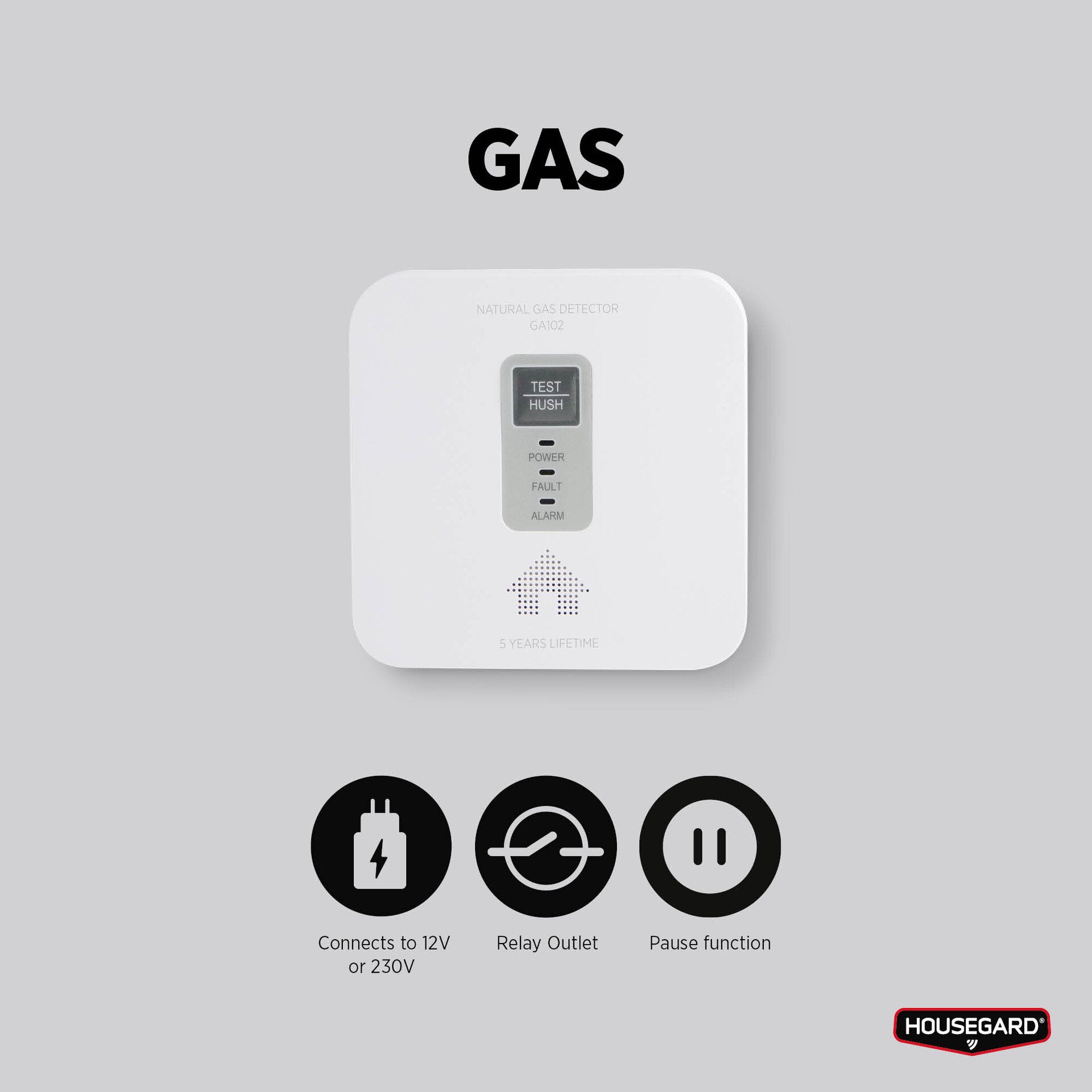 Housegard GA102 gassvarsler